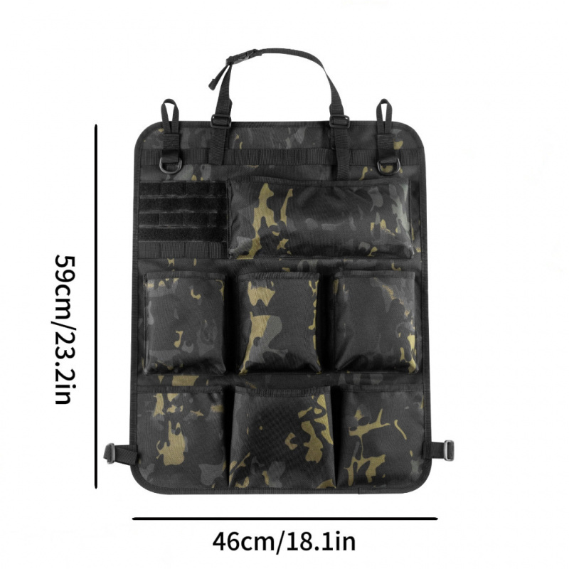 Modular Tactical Car Seat Back Organizer
