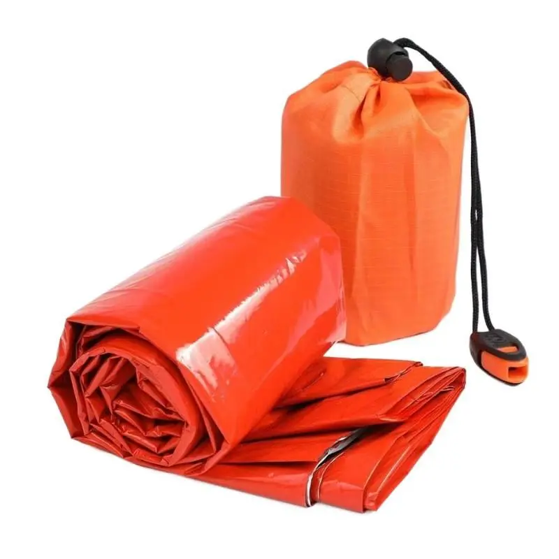 Orange Flame Anti-Hypothermia Emergency Bivvy