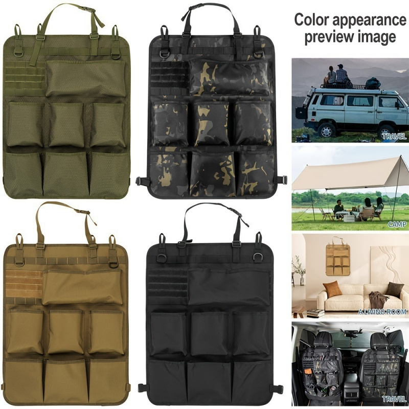 Modular Tactical Car Seat Back Organizer