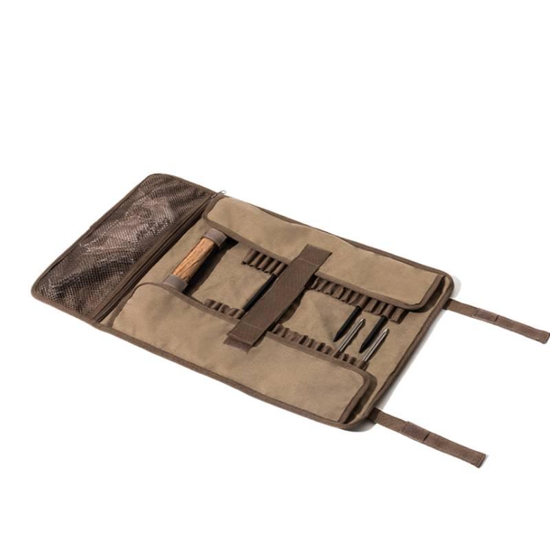 Roll-up Camping Tent Peg Storage Pouch