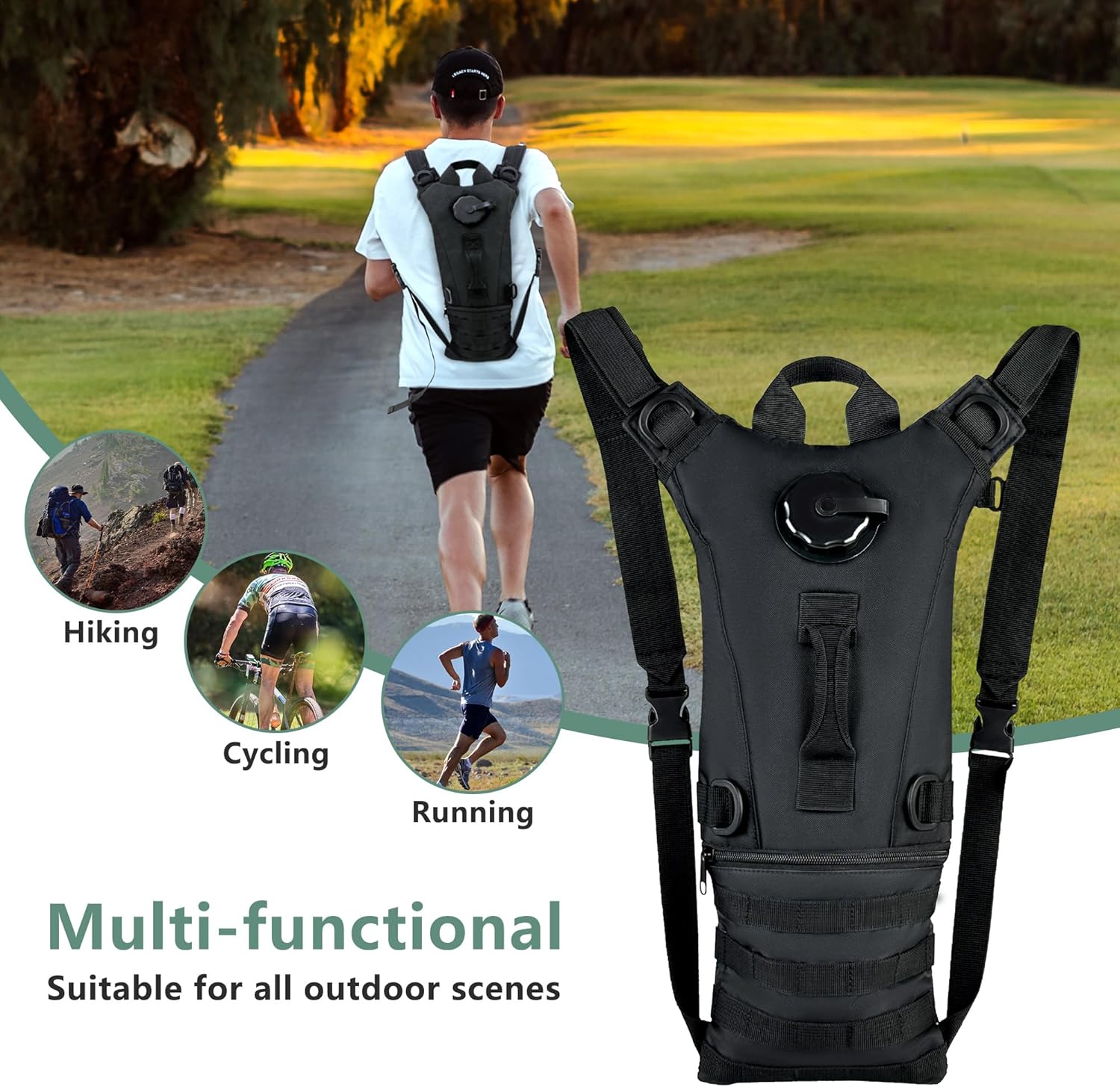 Tactical Detachable Hydration Backpack