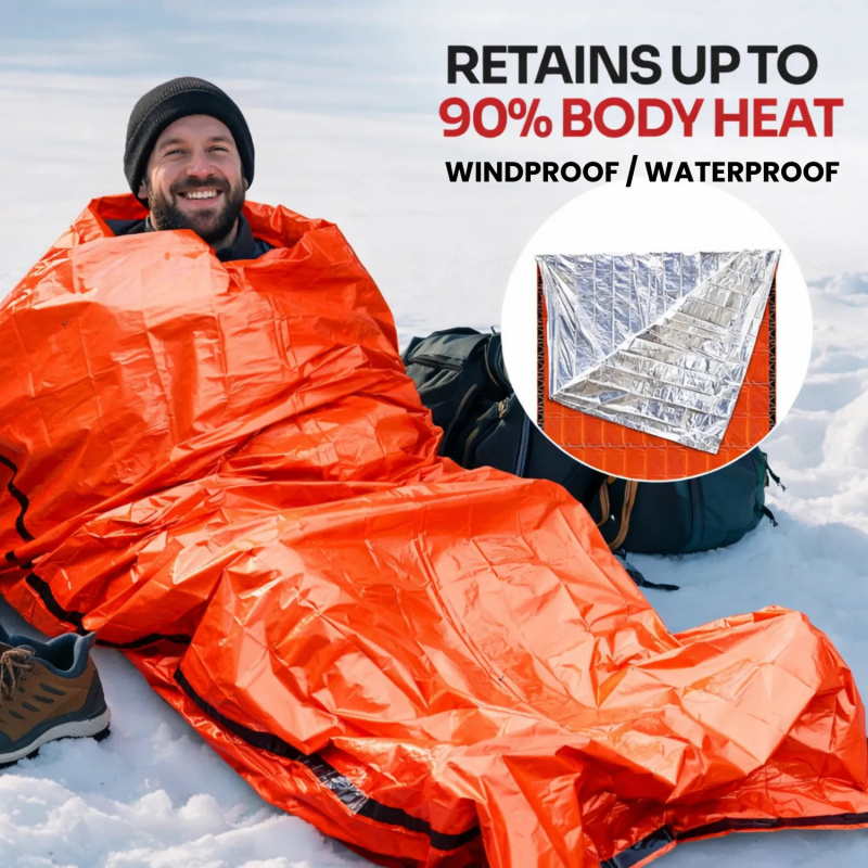 Dual-use Car & Outdoor Emergency Bivvy