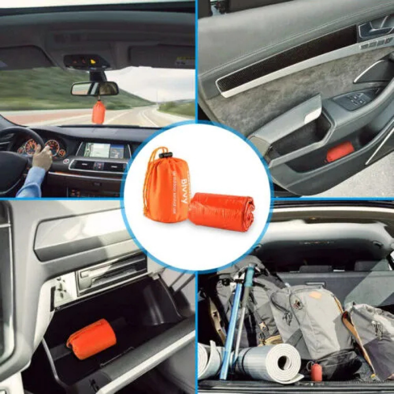 Dual-use Car & Outdoor Emergency Bivvy
