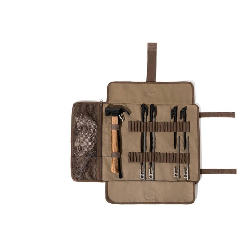 Roll-up Camping Tent Peg Storage Pouch