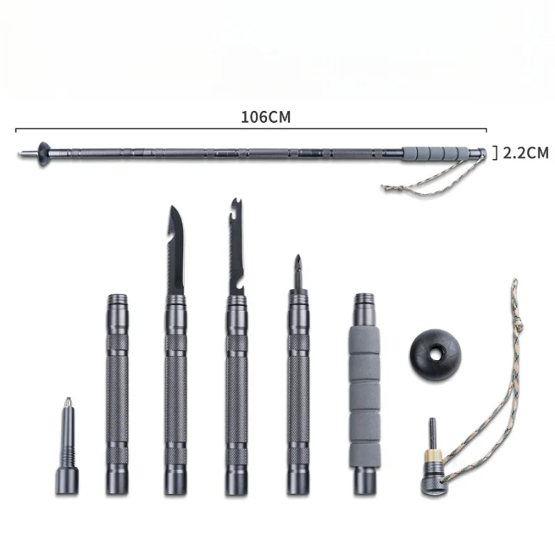 Modular Survival Trekking Pole
