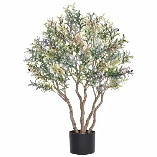 Árbol Decorativo Artificial con Maceta, 180 cm, Verde/Marrón-meubrixa