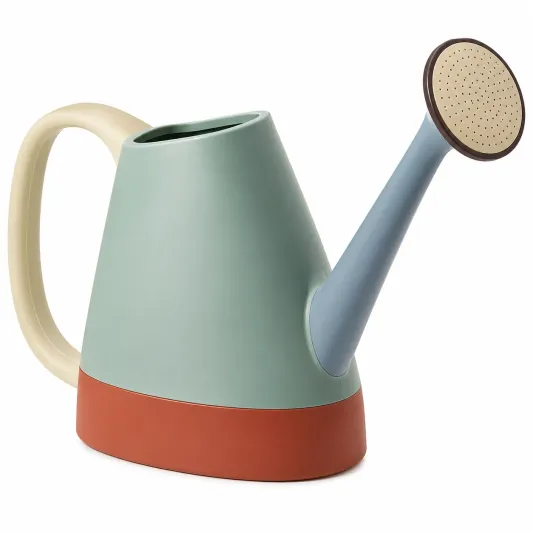 Regadera de Jardín Cónica Multicolor Verde/Beige/Azul 1L-meubrixa