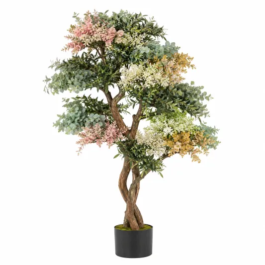 Árbol Artificial de Eucalipto con Maceta 180 cm Verde-cozyfetra