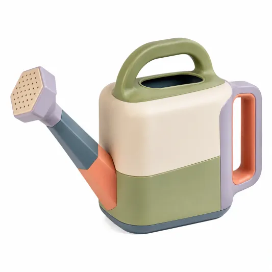 Regadera de Jardín 5L Multicolor Verde/Beige/Lila/Naranja-cozyfetra