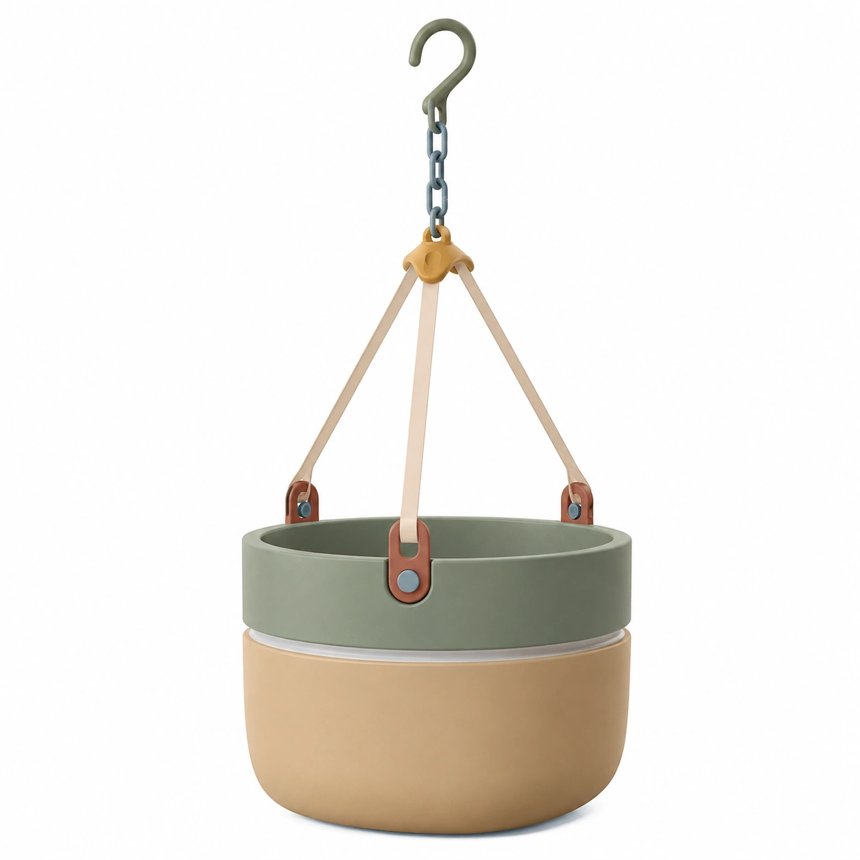 Maceta Colgante Geométrica Multicolor para Interior y Exterior-ulqernova