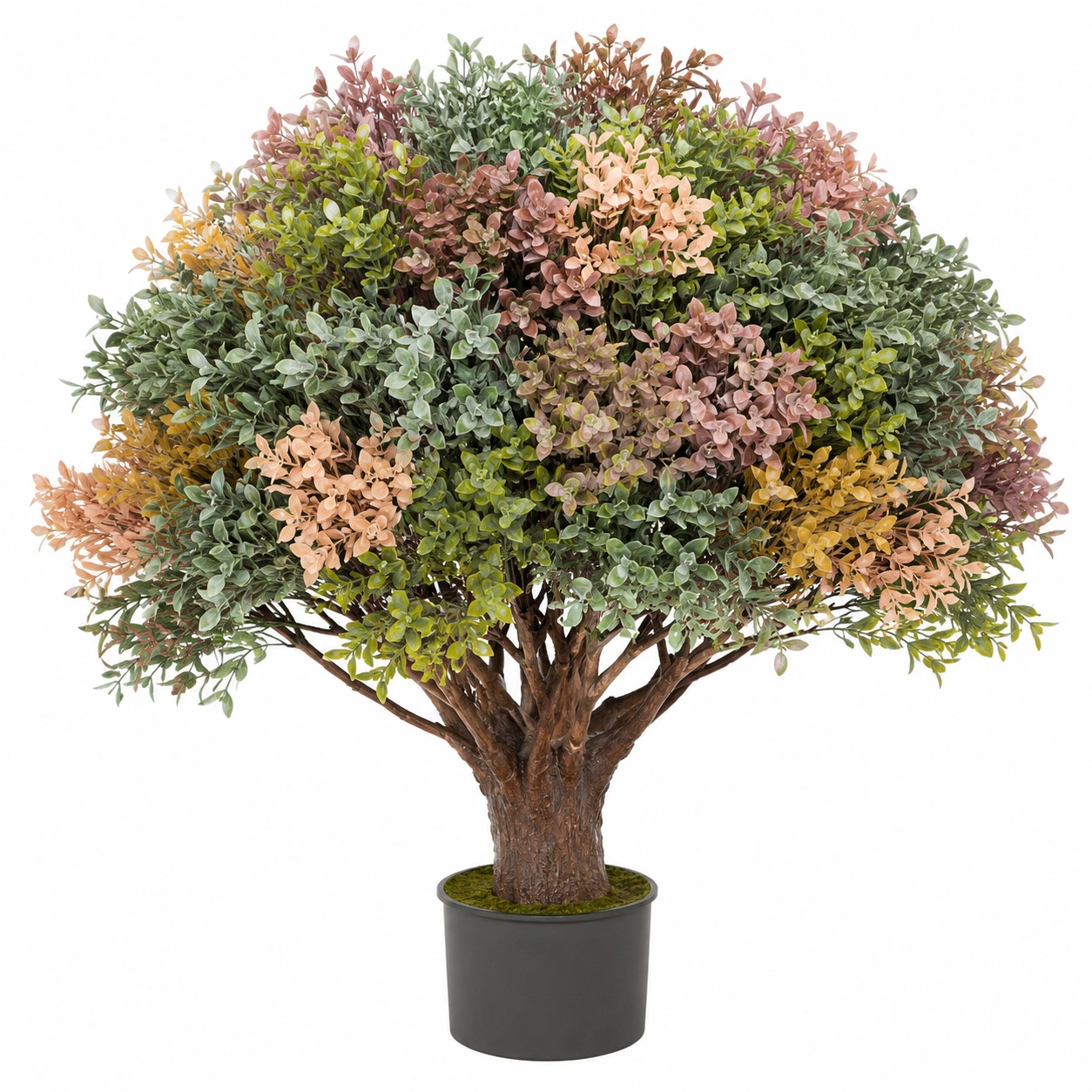 Árbol Artificial de Olivo con Maceta 150 cm Verde/Negro-ulqernova