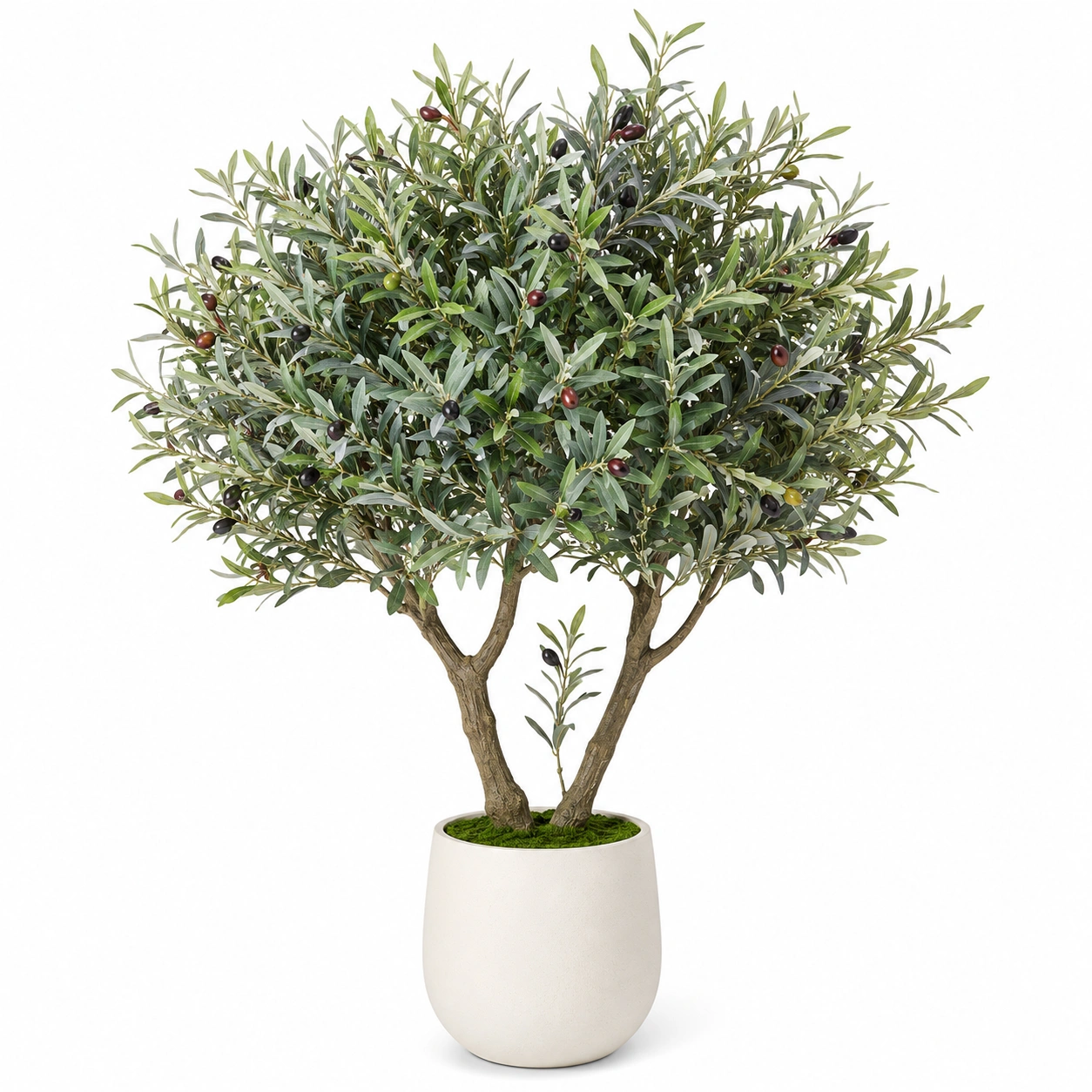 Olivo Artificial para Interior y Exterior 160 cm Verde y Marrón-ulqernova