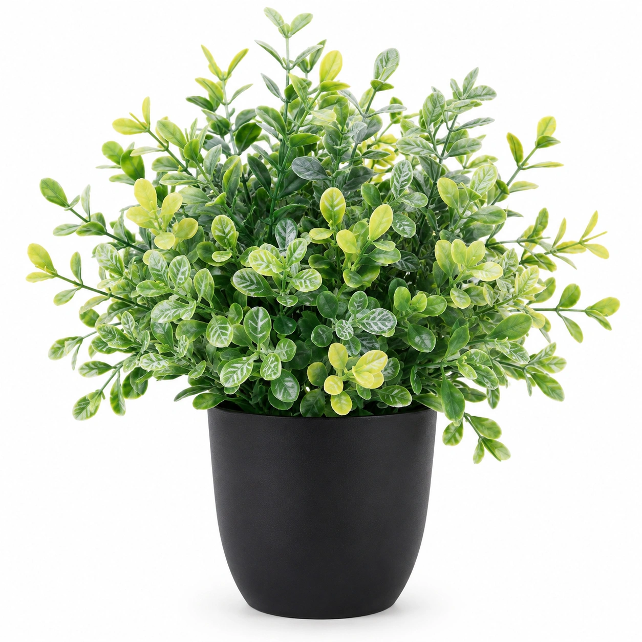 Planta Artificial Verde en Maceta Blanca para Interior 60cm-ulqernova