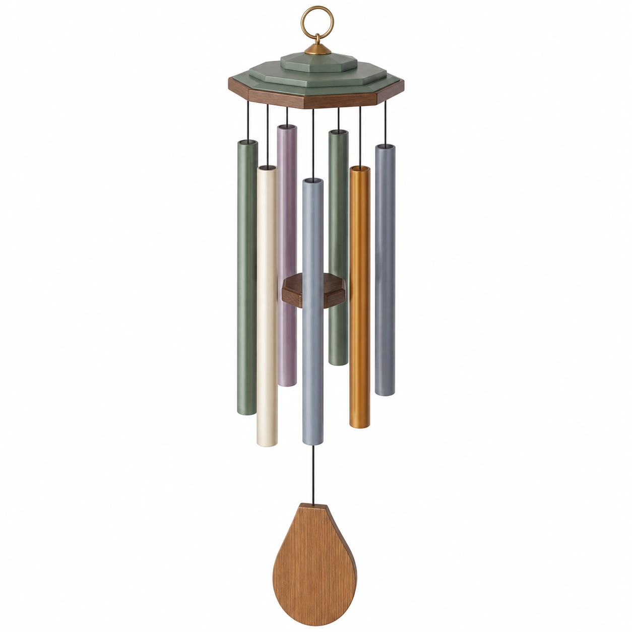 Campanillas de Viento Multicolor para Jardín y Hogar 90cm-ulqernova