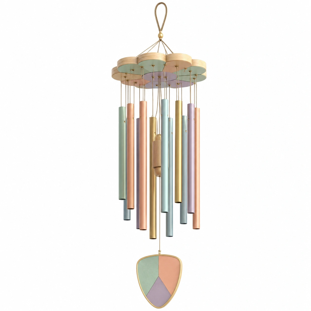 Campanillas de Viento Multicolor para Exterior 80 cm-ulqernova