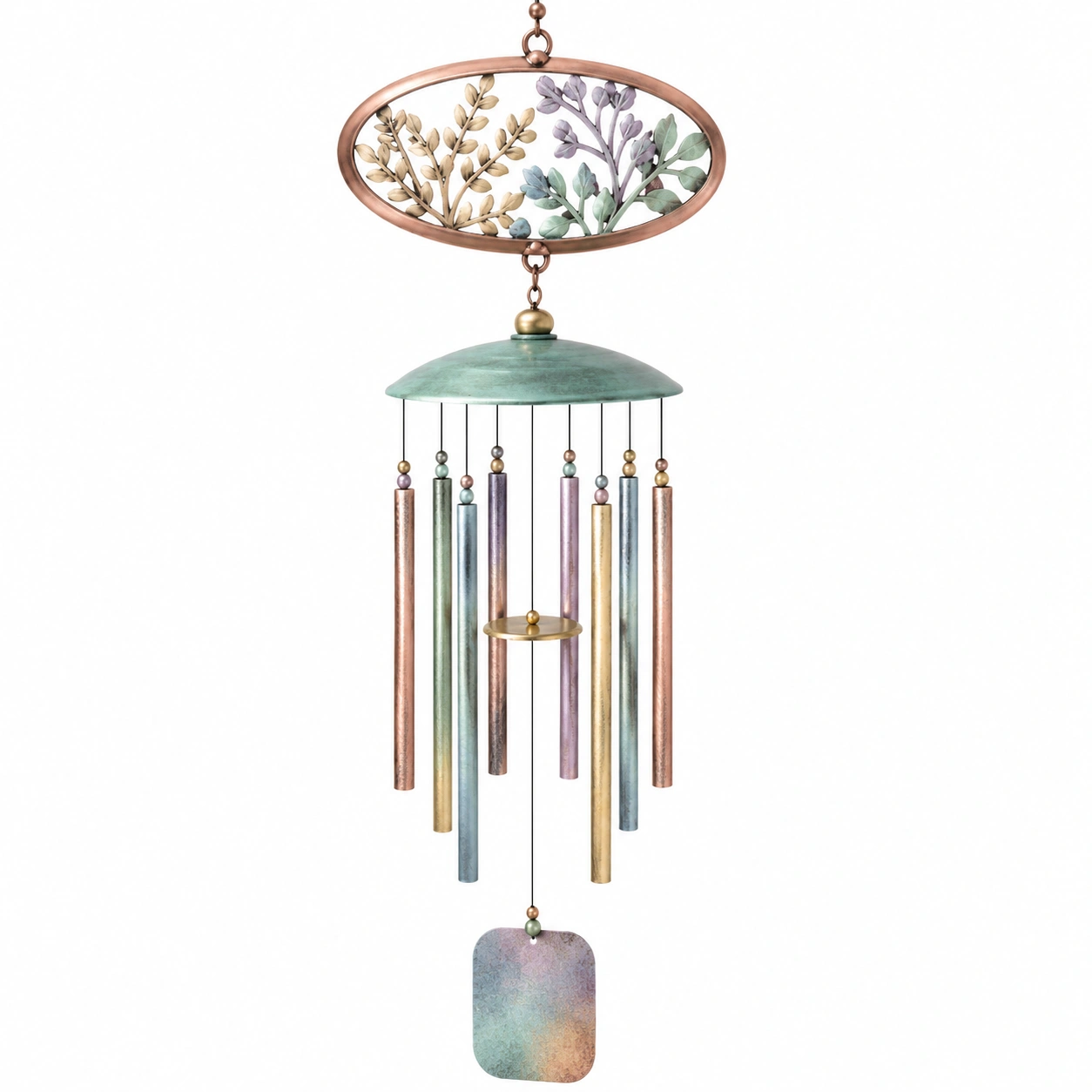 Campanilla de Viento Multicolor de 80 cm para Interiores y Exteriores-ulqernova