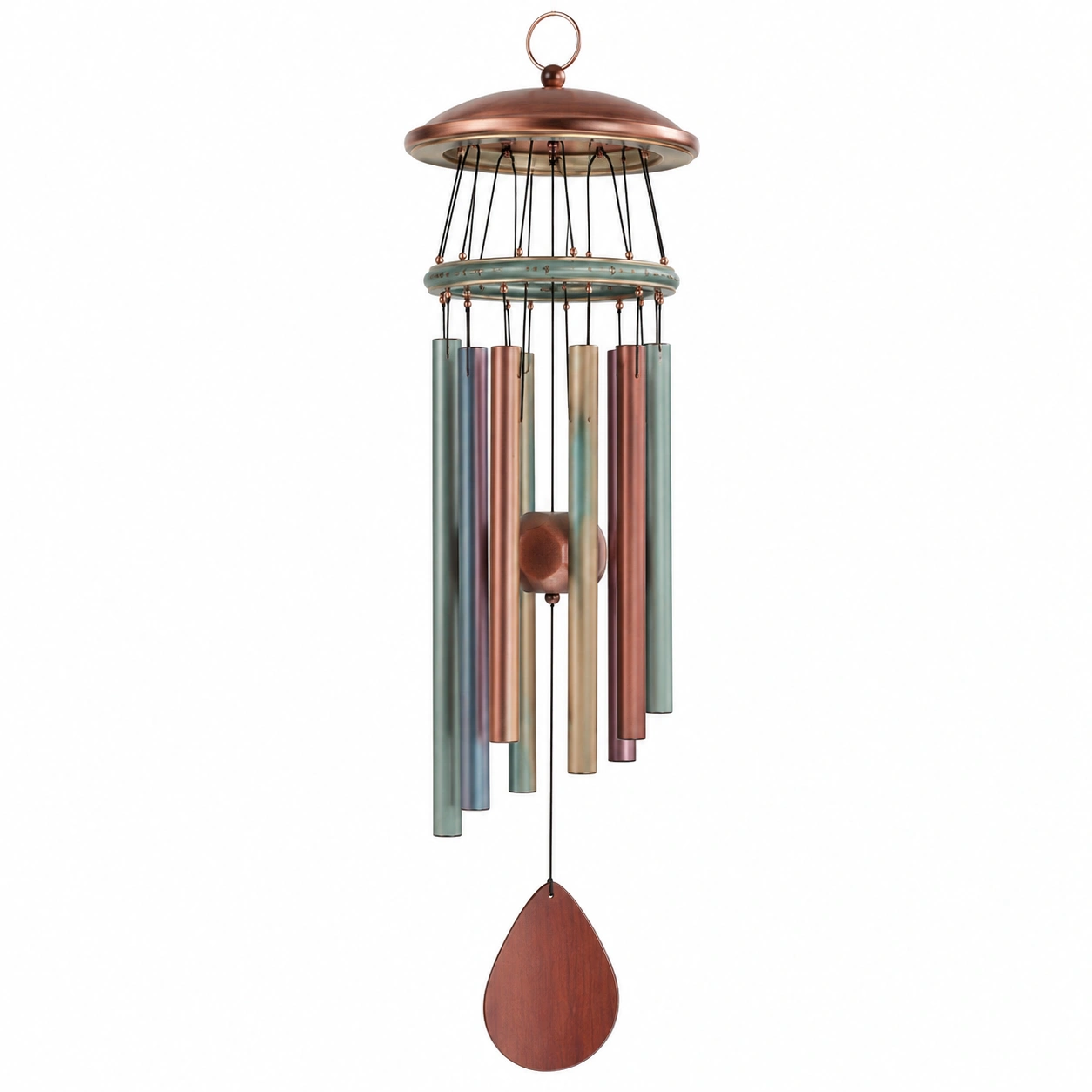 Campanas de Viento Multicolor Decorativas de 80 cm-ulqernova