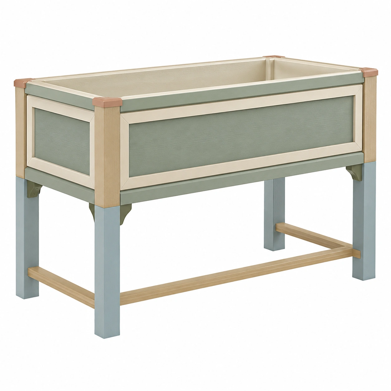 Mesa de Cultivo Elevada para Exterior de Madera Multicolor-ulqernova