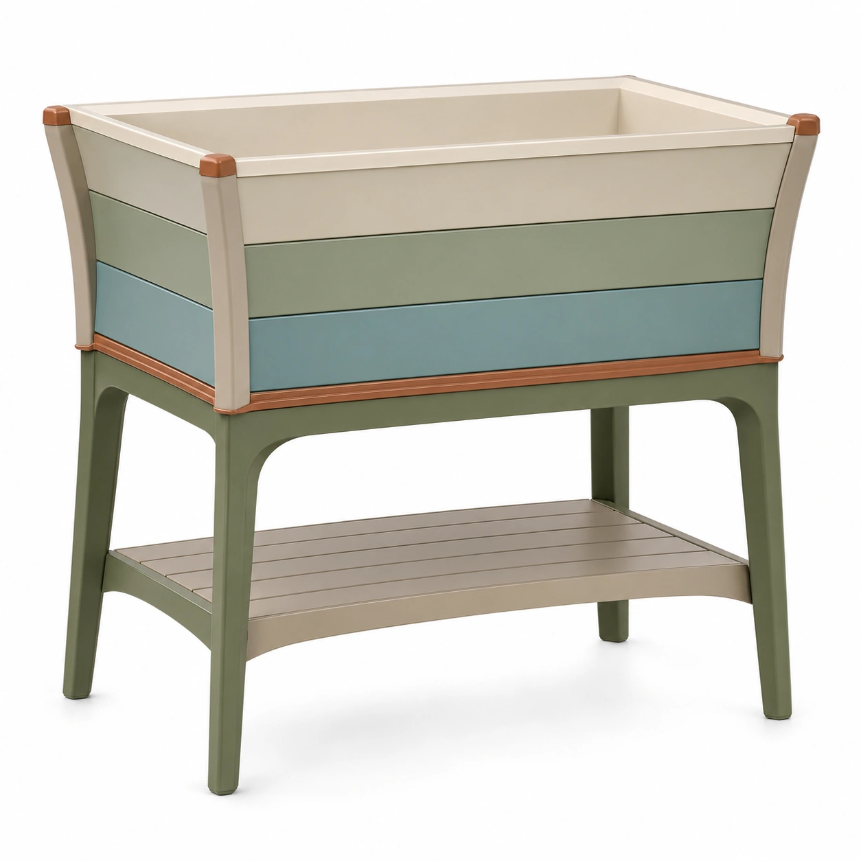 Cama Elevada de Jardín con Enrejado Multicolor-ulqernova