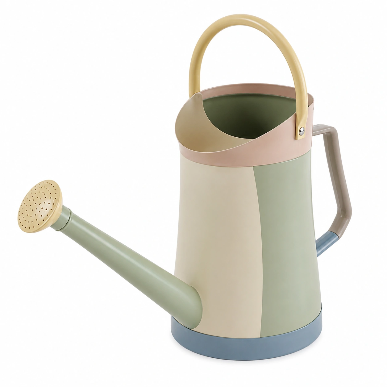 Regadera metálica multicolor 5L para jardín-ulqernova