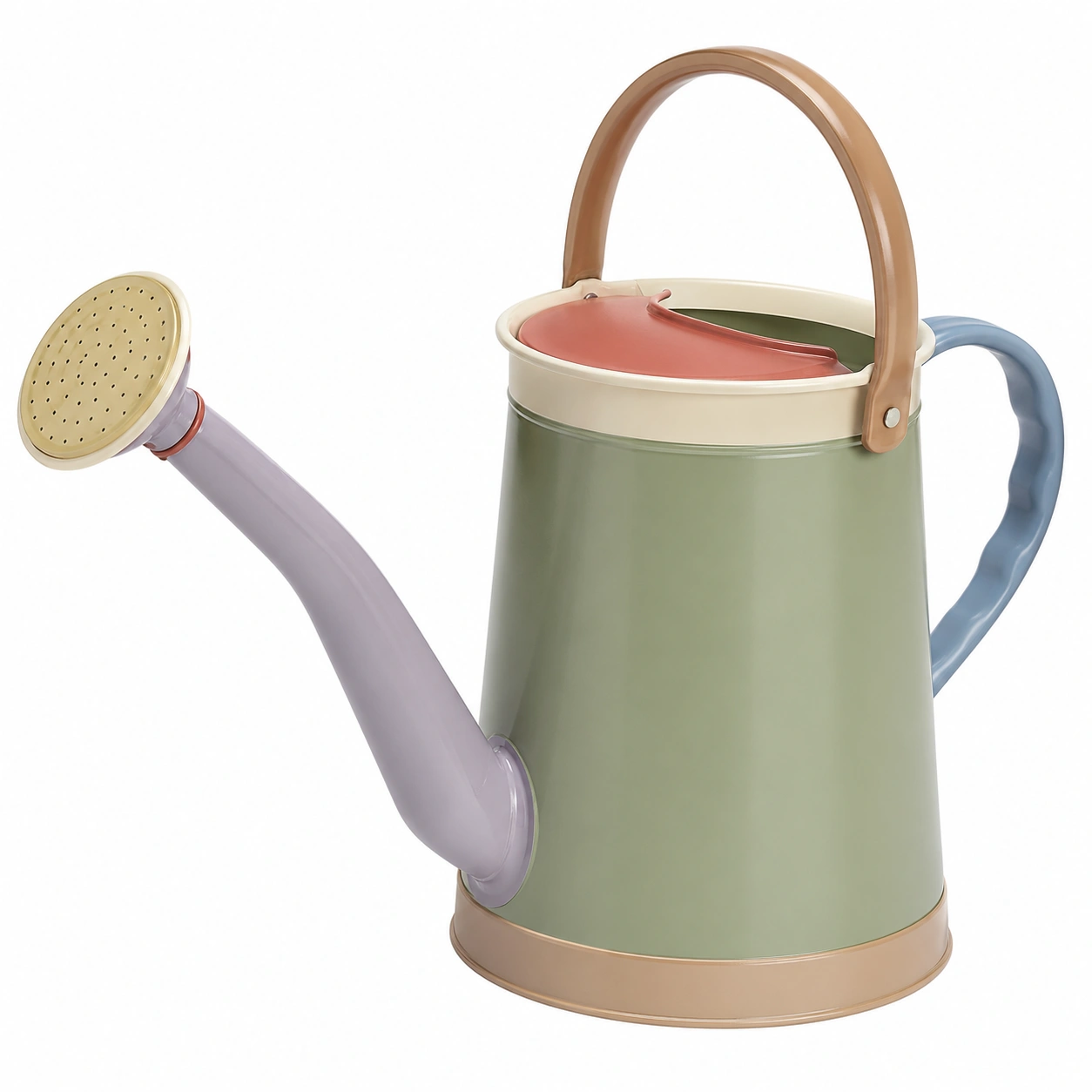 Regadera de Jardín Multicolor 2L con Mango Ergonómico-ulqernova
