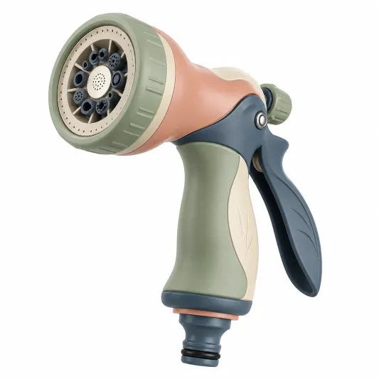 Pistola de Riego con 7 Modos Verde y Azul-ulqernova
