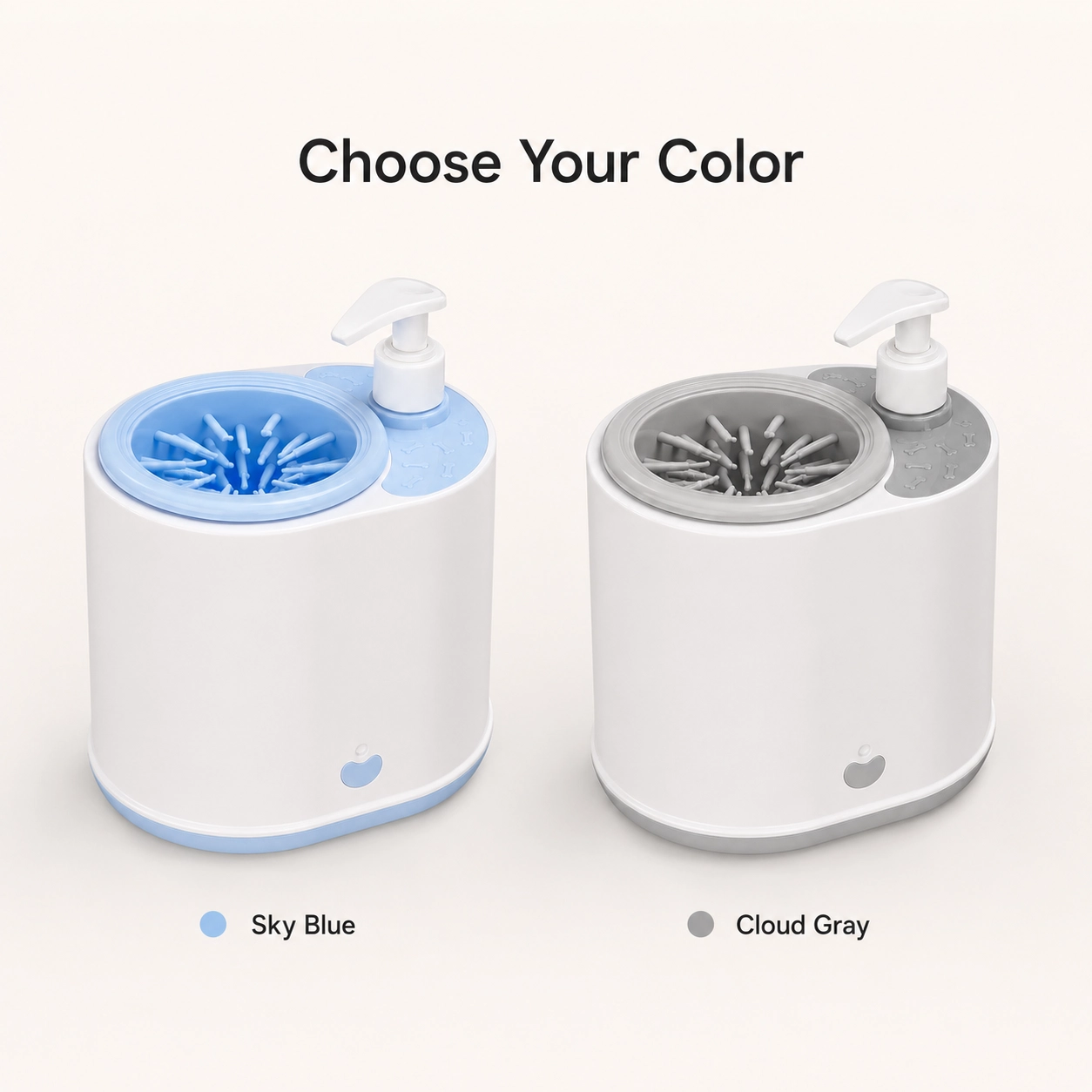 Automatic Dog Paw Cleaner with Built-In Pump