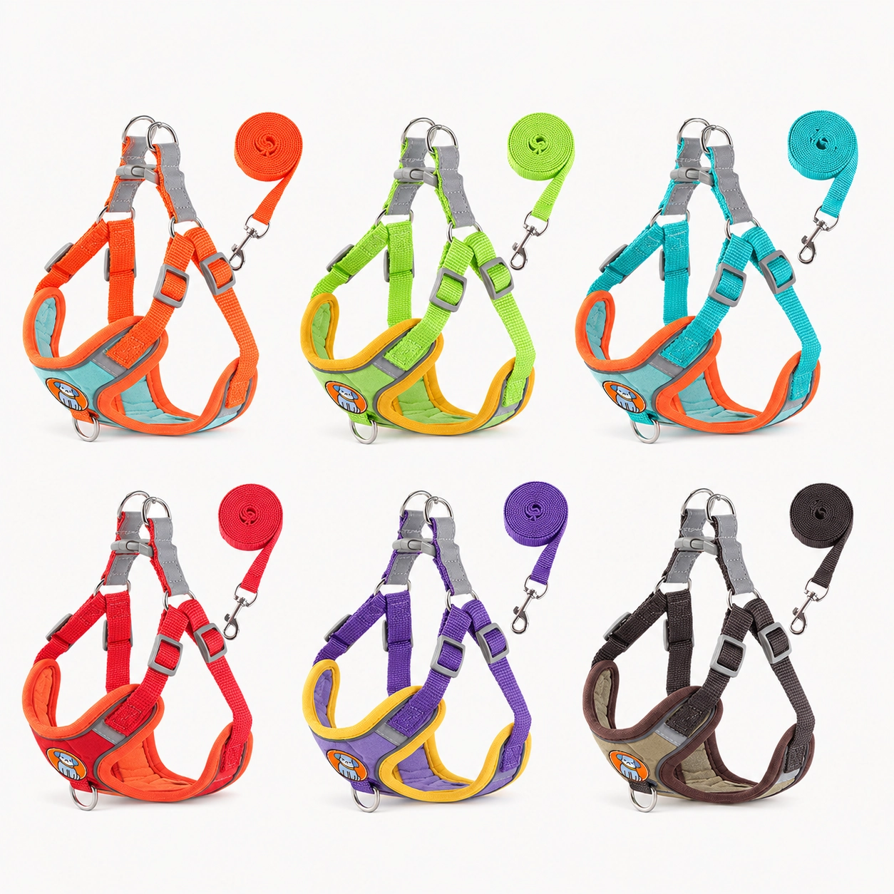 No Pull Dog Harness – Reflective Adjustable Pet Vest