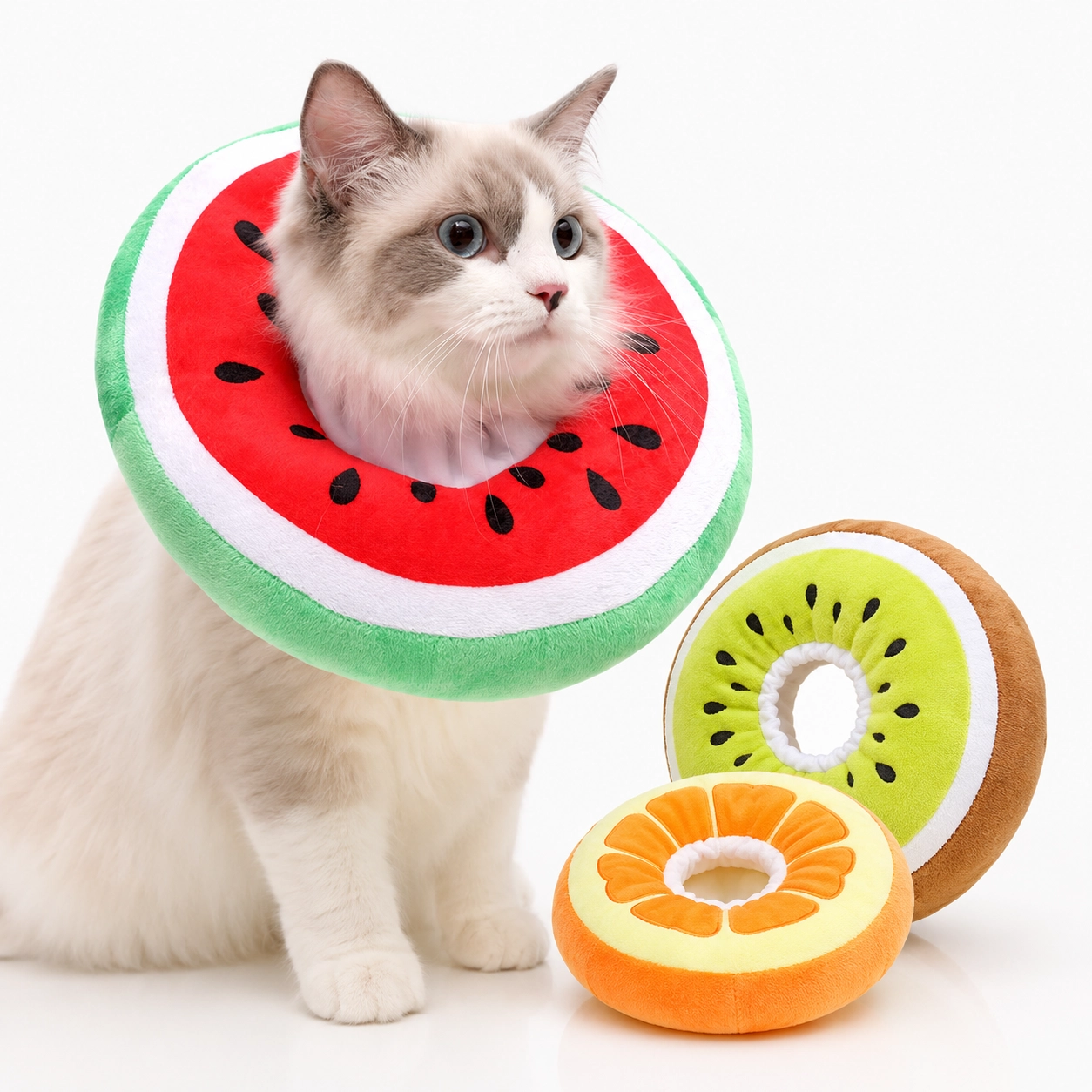 Cat Recovery Collar – Fruit Soft Cone
