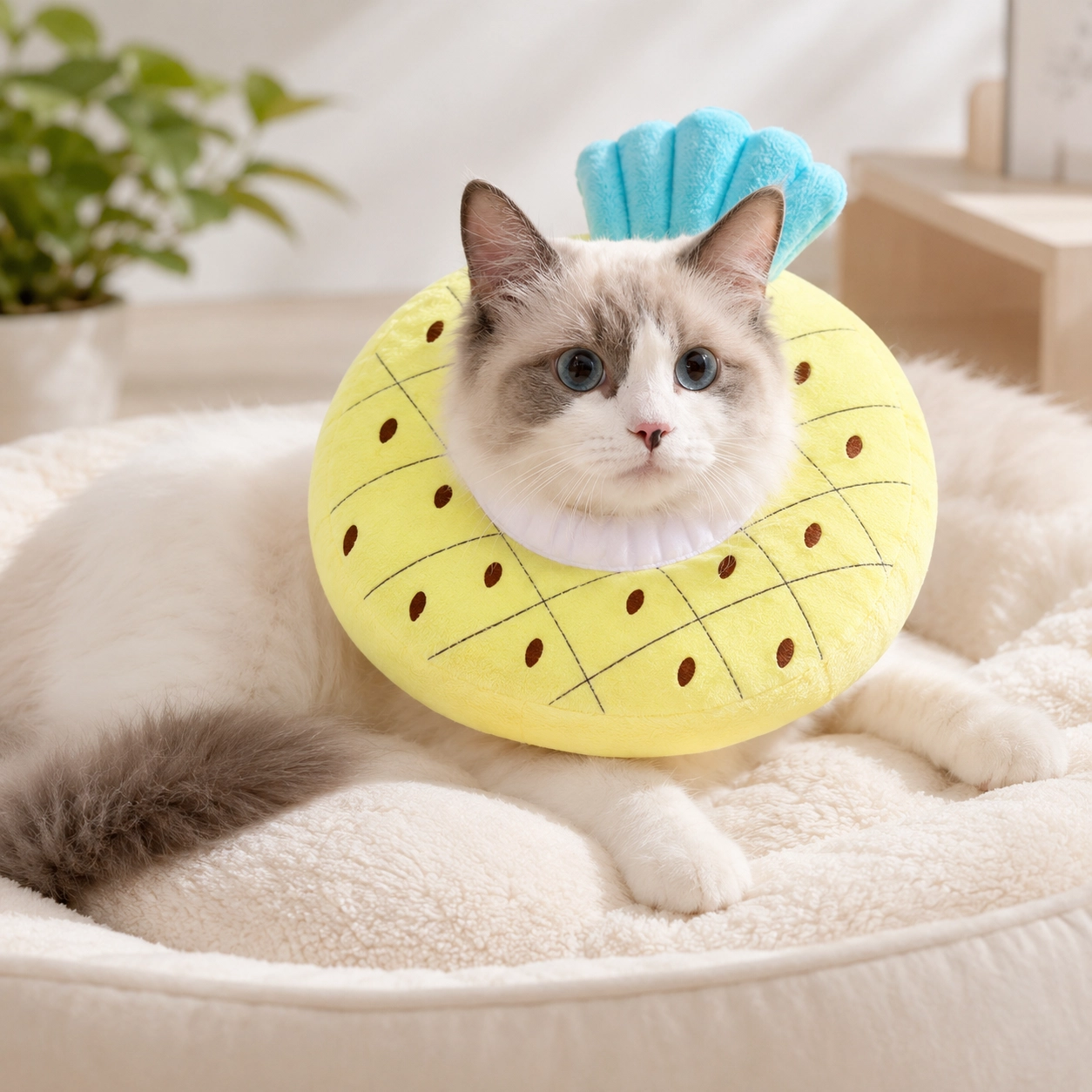 Cat Recovery Collar – Fruit Soft Cone