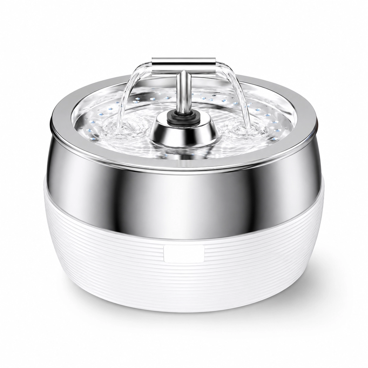 3L Stainless Steel Pet Water Fountain for Cats & Small Dogs