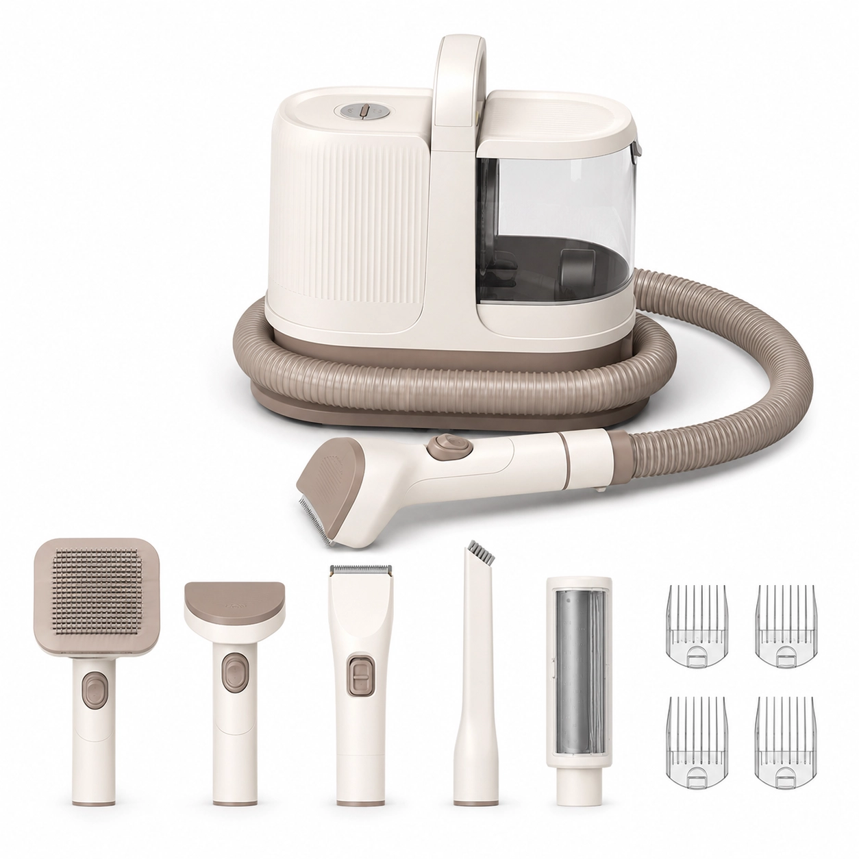 5-in-1 Pet Grooming Vacuum Kit for Dogs & Cats | Pupvoya™