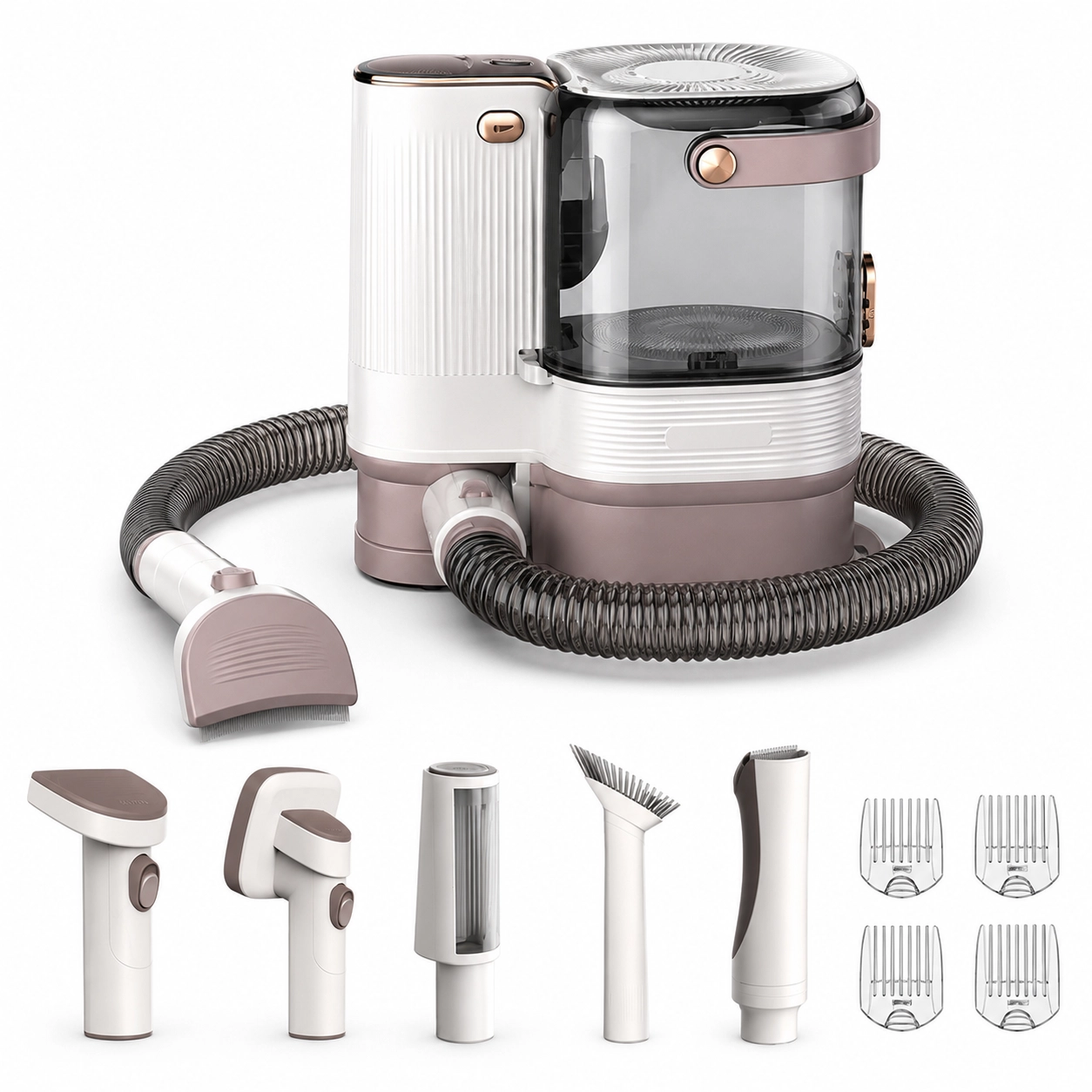 5-in-1 Pet Grooming Vacuum Kit for Dogs & Cats | Pupvoya™