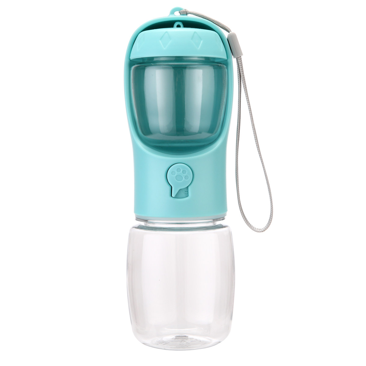 2-in-1 Portable Dog Water Bottle with Treat Container