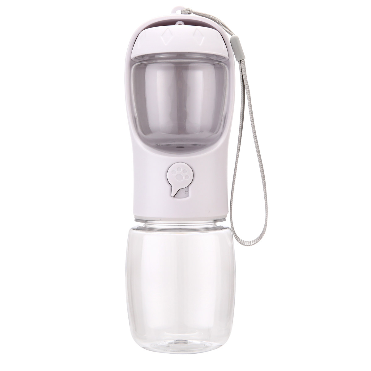 2-in-1 Portable Dog Water Bottle with Treat Container
