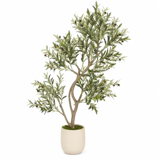 Árbol de Olivo Artificial Verde 150cm para Decoración-arkmivelo