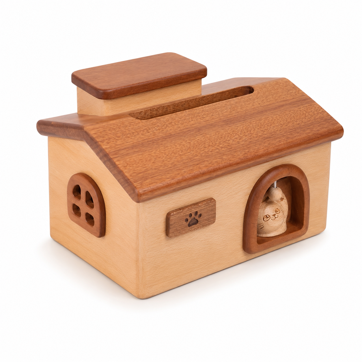 CRAFTSMM | Cat House Tissue Box