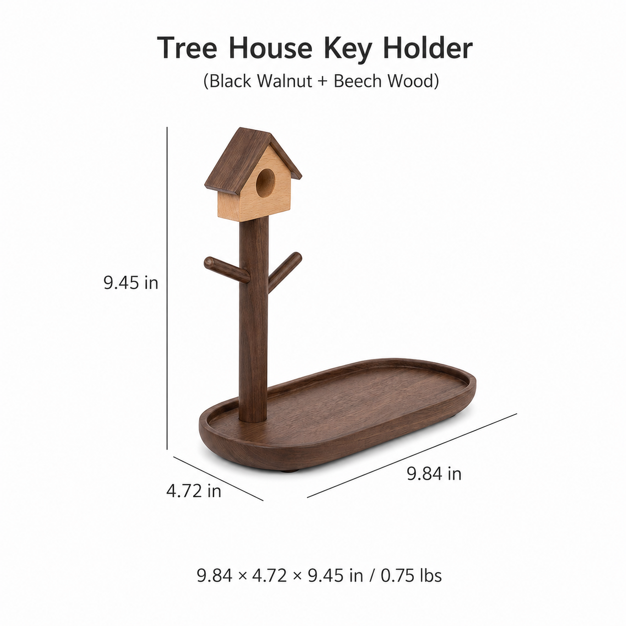 CRAFTSMM | Tree House Key Holder