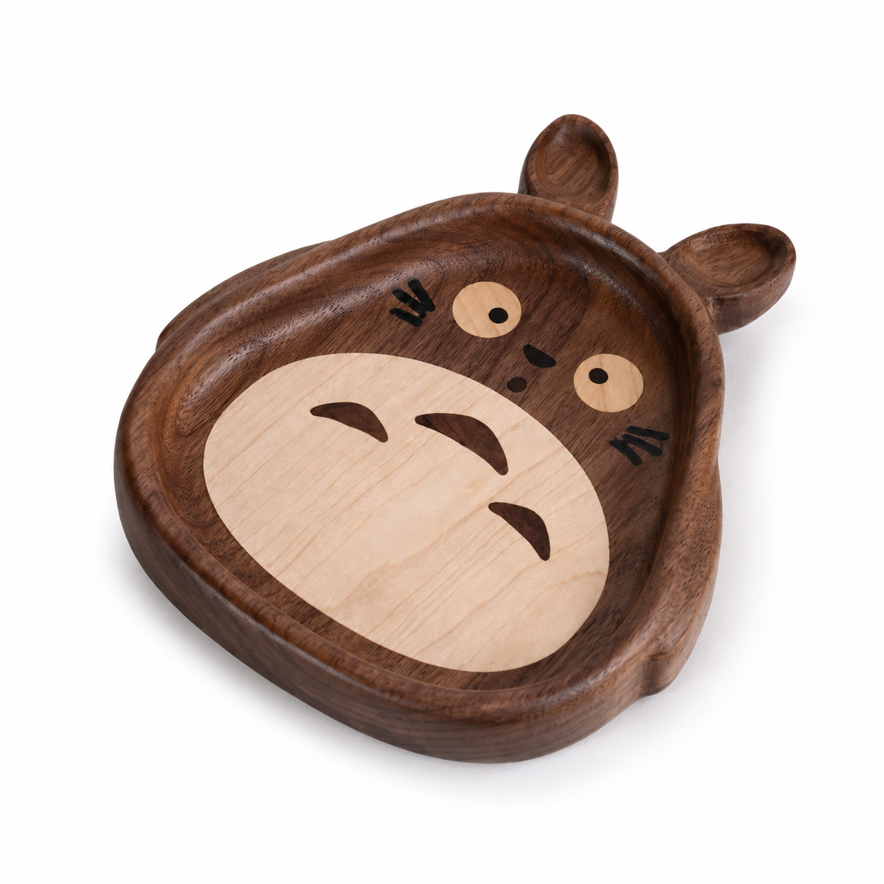 CRAFTSMM | Little Totoro Storage Tray-Black Walnut