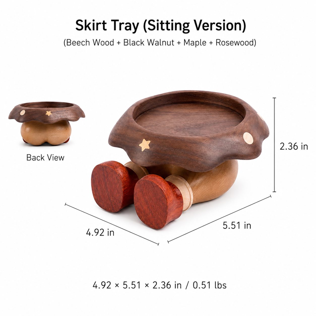 CRAFTSMM | Skirt Tray - Sitting Version