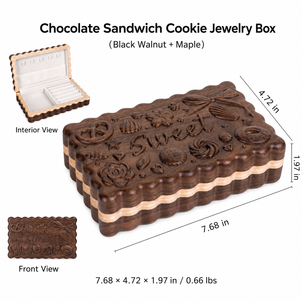 CRAFTSMM | Chocolate Cookie Jewelry Box