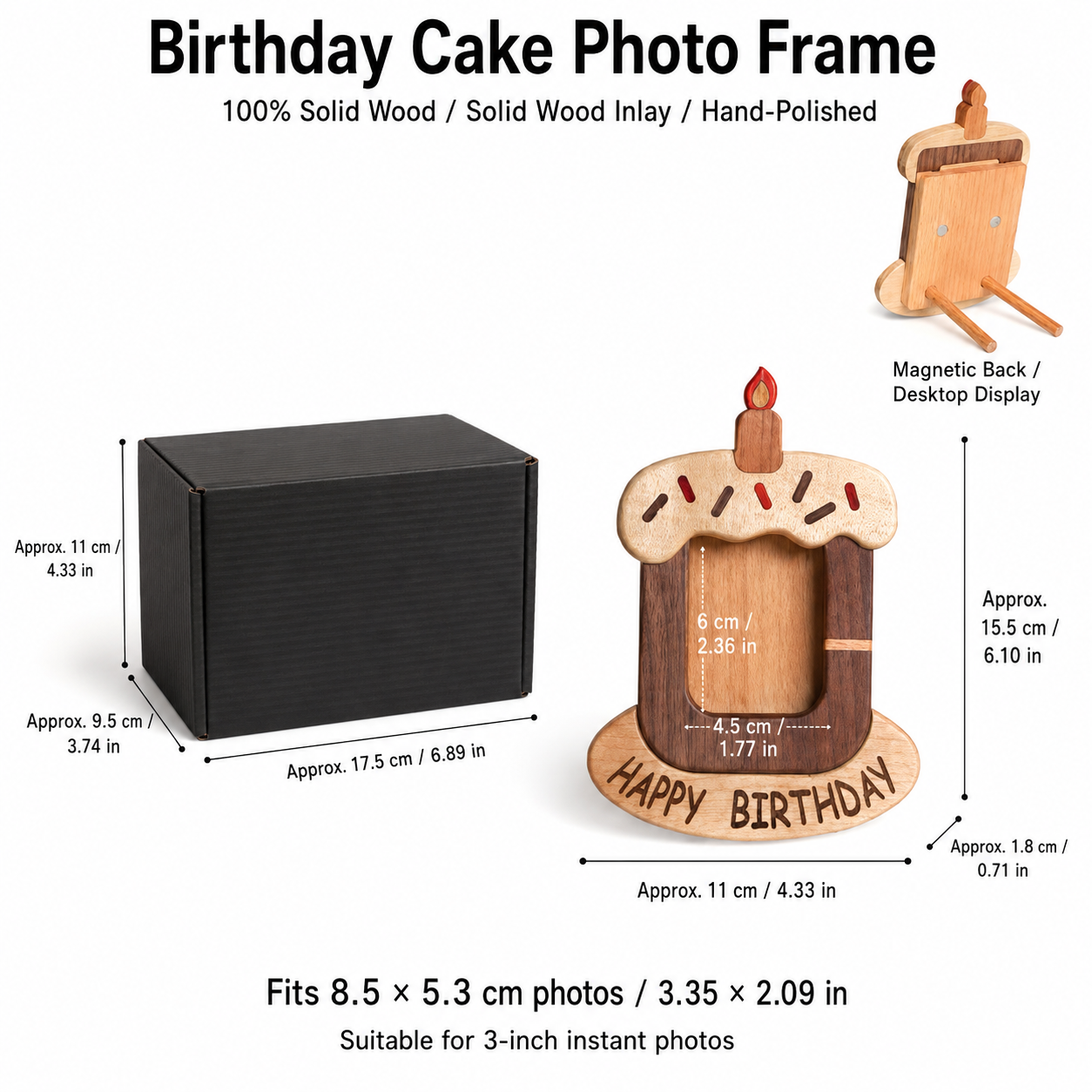 CRAFTSMM | Birthday Cake Photo Frame