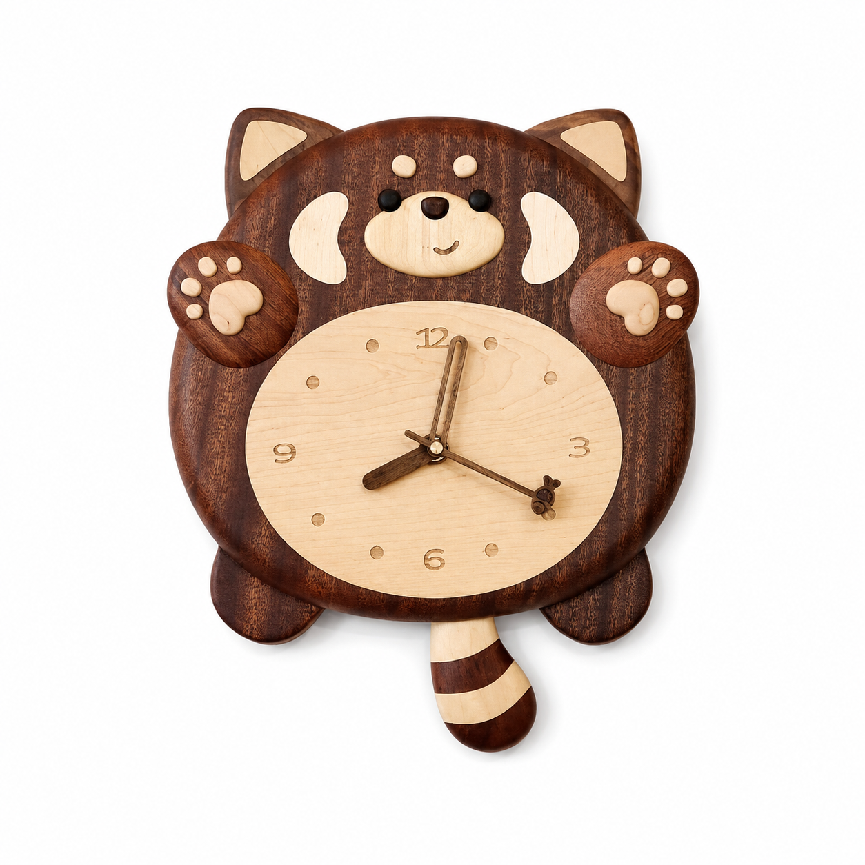Little Raccoon Wall Clock