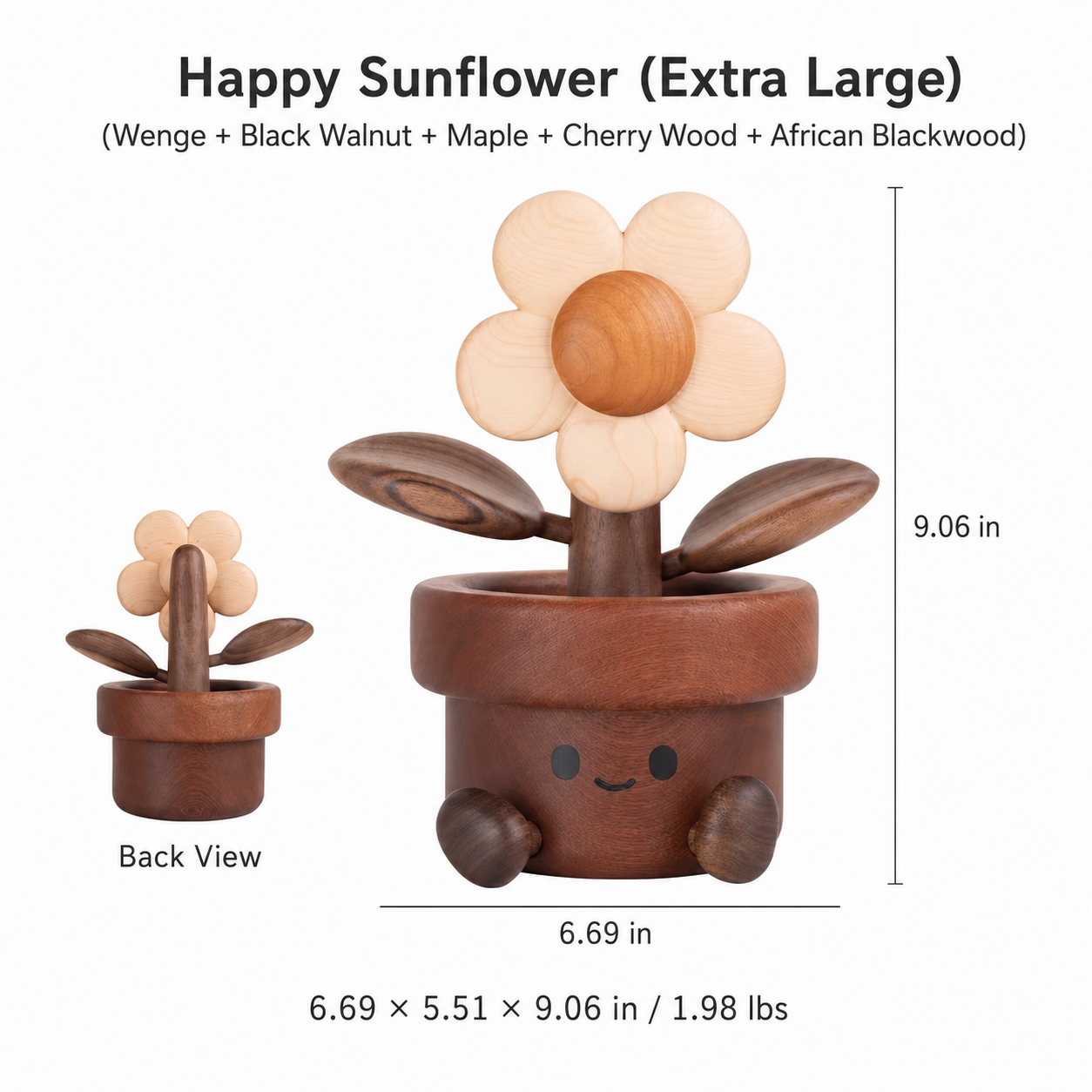 CRAFTSMM | Happy Sunflower-Extra Large