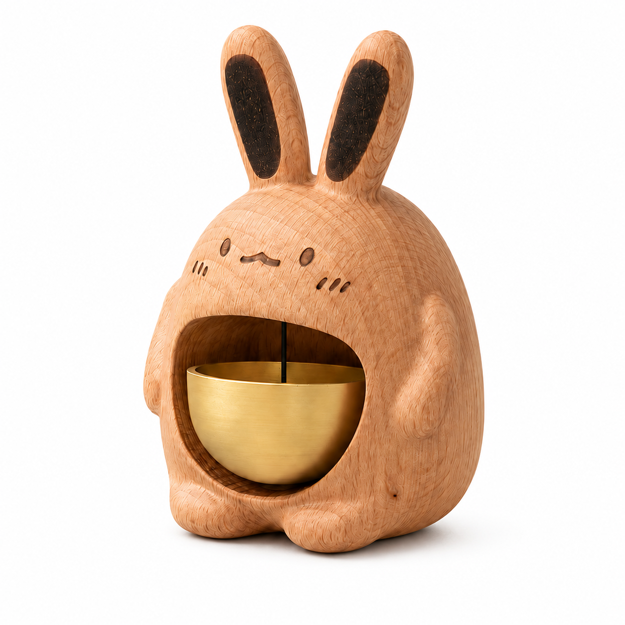 Wooden Lucky Rabbit Doorbell