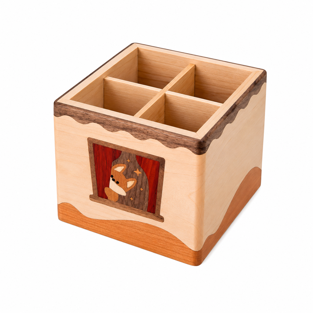 CRAFTSMM | Little Fox 4-Compartment Organizer