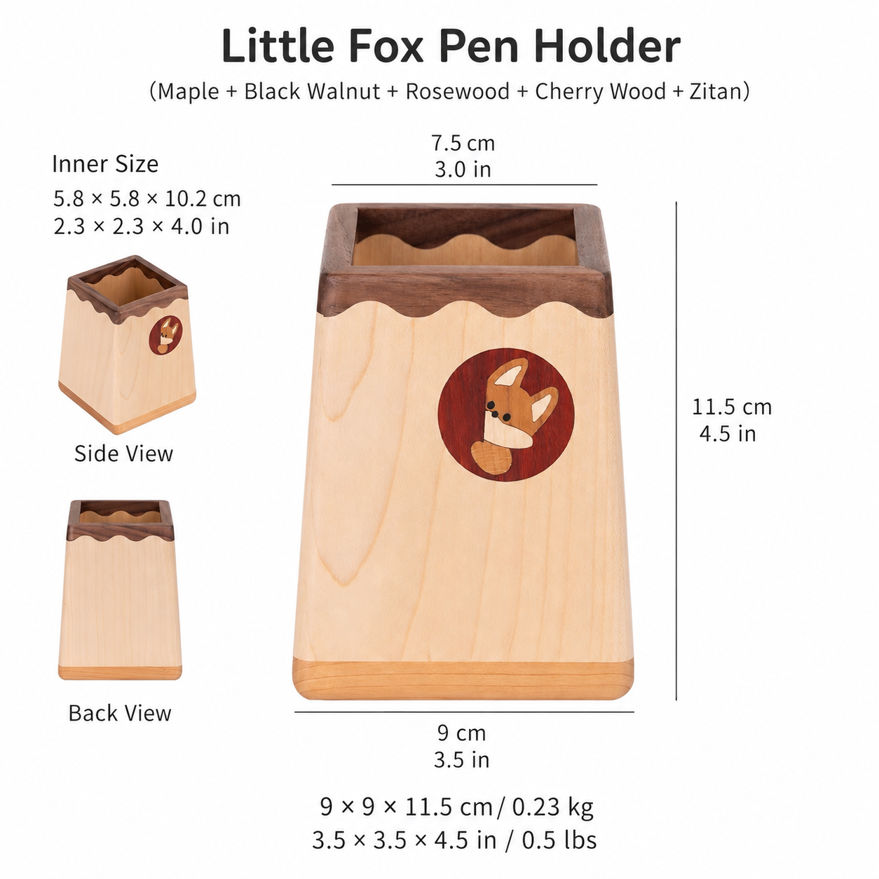 CRAFTSMM | Little Fox Pen Holder