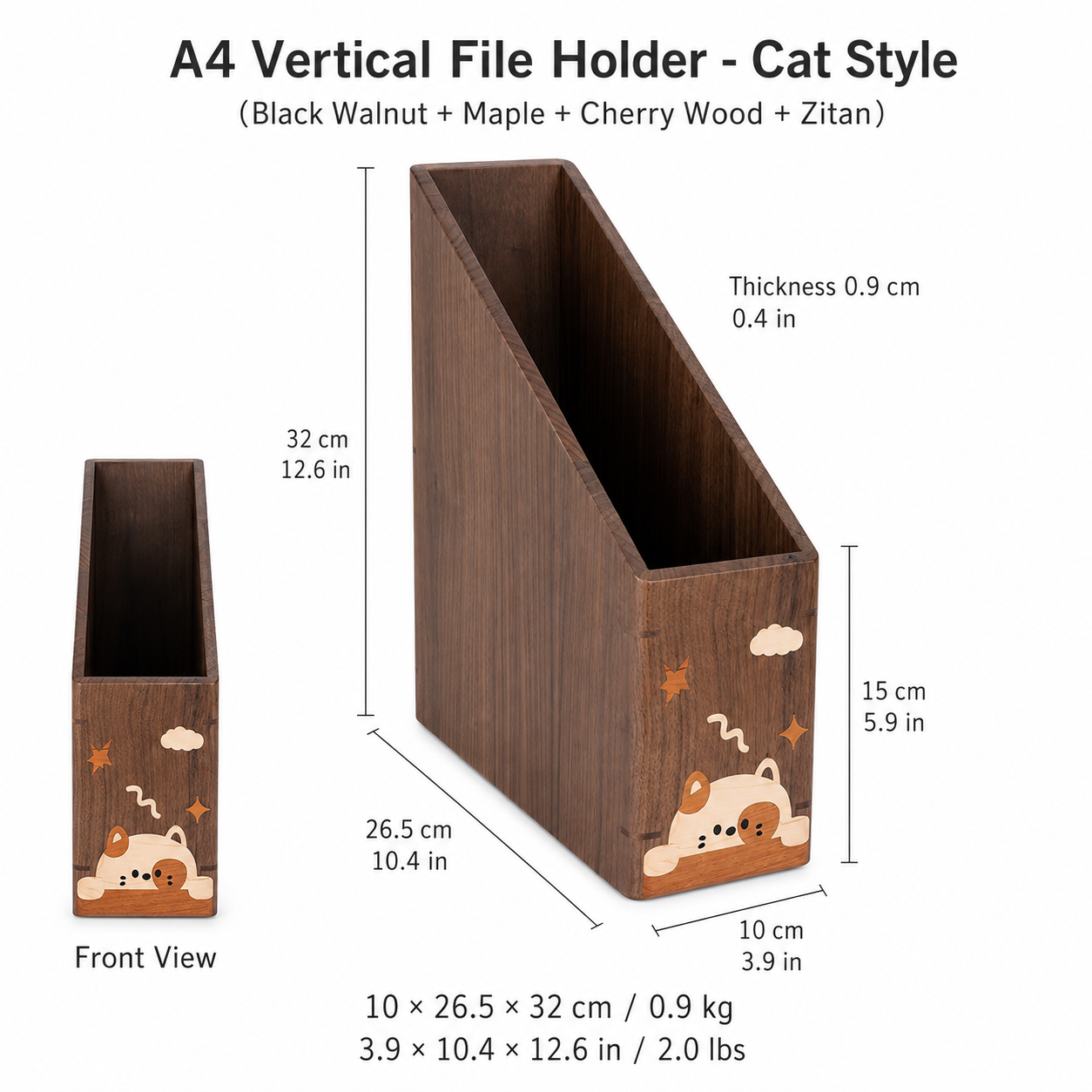 CRAFTSMM | A4 Vertical File Holder - Cat Style