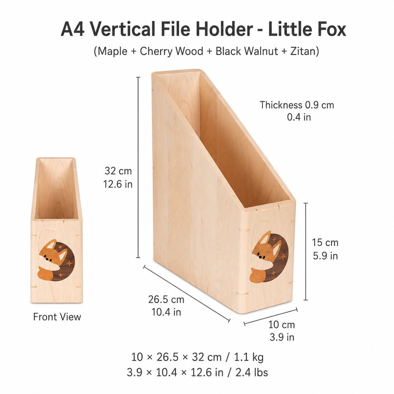 CRAFTSMM | A4 Vertical File Holder - Little Fox
