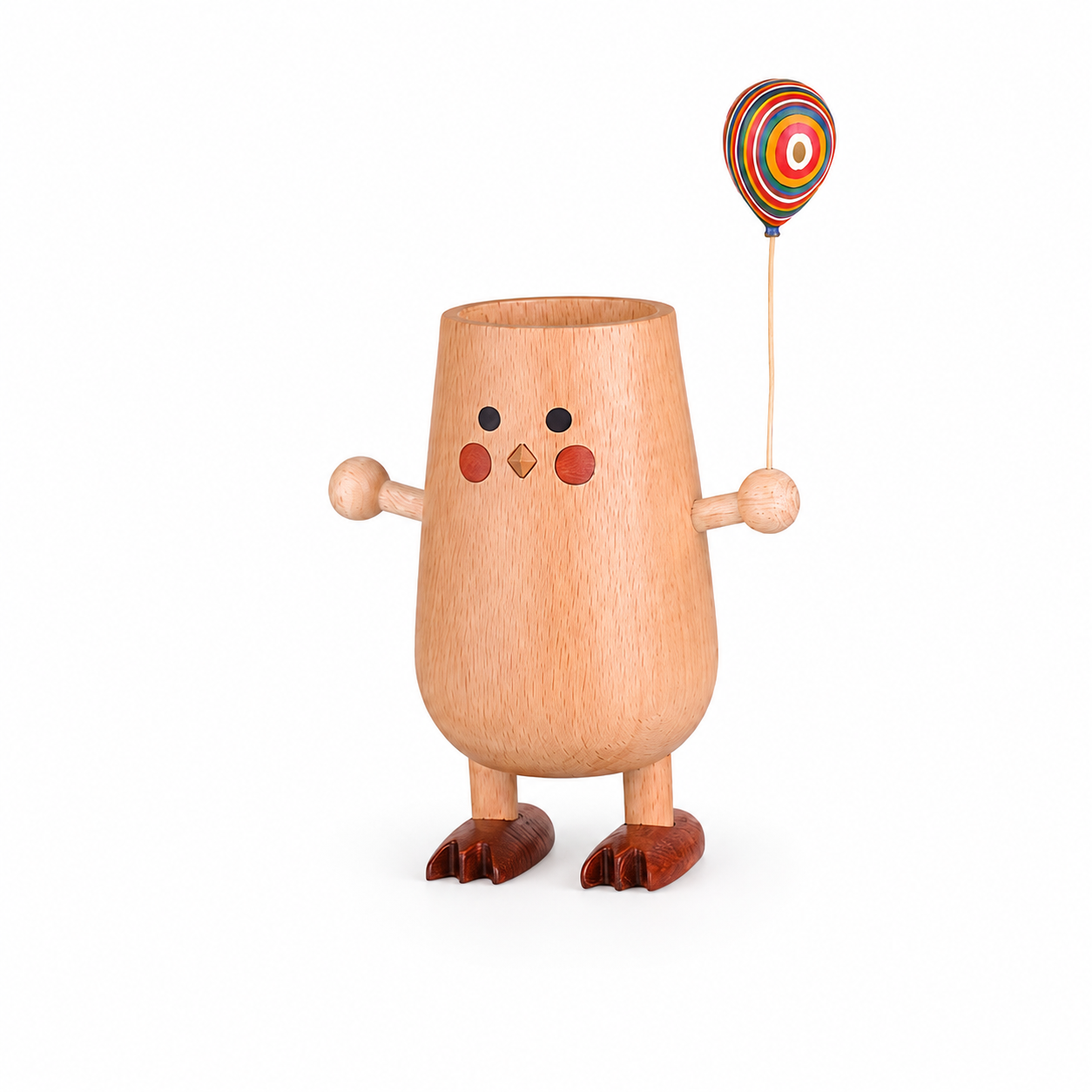 CRAFTSMM | Little Chick Wooden Vase